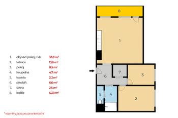 Prodej bytu 3+kk v družstevním vlastnictví 82 m², Praha 4 - Krč