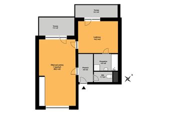 Prodej bytu 2+kk v osobním vlastnictví 68 m², Buštěhrad