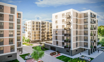 Vizualizace - Prodej bytu 2+kk v osobním vlastnictví 58 m², Mělník