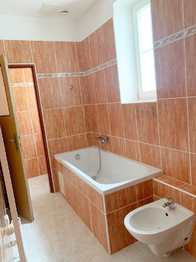 koupelna s vanou - Pronájem bytu 2+1 v osobním vlastnictví 65 m², Plzeň