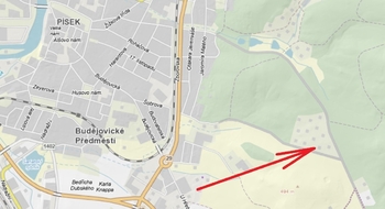 Prodej pozemku 804 m², Písek