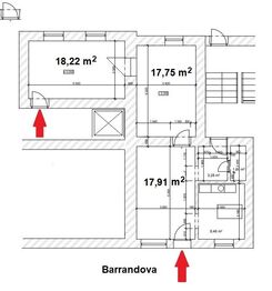 Pronájem kancelářských prostor 67 m², Plzeň