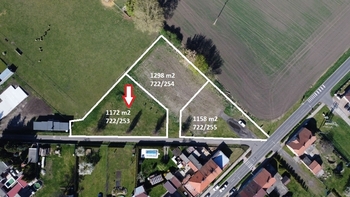 Prodej pozemku 1172 m², Cítoliby