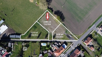 Prodej pozemku 1298 m², Cítoliby