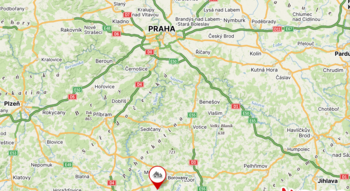 Poloha vůči velkým městům. - Prodej pozemku 1131 m², Borovany