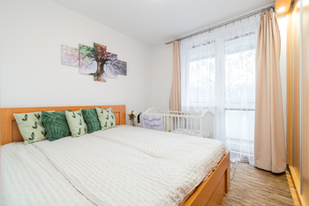 Ložnice - Prodej bytu 3+1 v osobním vlastnictví 60 m², Čejetice