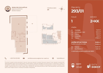 Prodej bytu 2+kk v osobním vlastnictví 74 m², Doksy