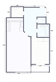 Pronájem bytu 2+kk v osobním vlastnictví 63 m², Praha 9 - Vysočany