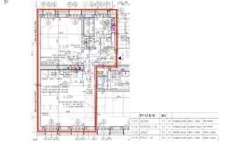 Plánek - Pronájem bytu 2+kk v osobním vlastnictví 40 m², Praha 5 - Košíře