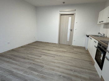 obývací pokoj s kuchyňským koutem - Pronájem bytu 2+kk v osobním vlastnictví 40 m², Kladno