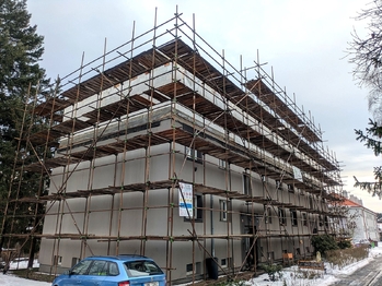 Průběh výstavby - leden 2026 - Prodej bytu 2+1 v osobním vlastnictví 66 m², Praha 4 - Modřany