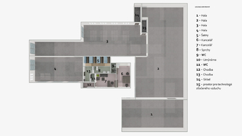 Pronájem výrobních prostor 600 m², Pardubice