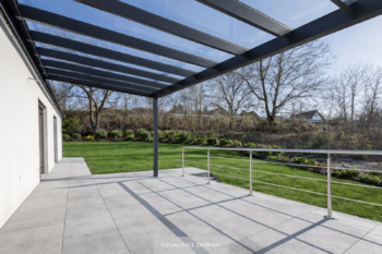 Vizualizace zahrady - Prodej domu 280 m², Jílové u Prahy