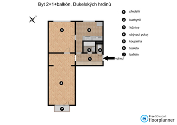 Pronájem bytu 2+1 v osobním vlastnictví 51 m², Ústí nad Labem