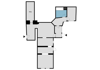 Orientační plánek - Hlavní 61, Vodochody - Prodej domu 98 m², Vodochody