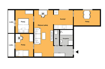 Pronájem bytu 3+1 v osobním vlastnictví 80 m², Ostrava