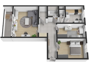 Prodej bytu 3+1 v družstevním vlastnictví 77 m², Ostrava