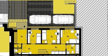 přízemí včetně parkovacích stání - Pronájem bytu 5+kk v osobním vlastnictví 130 m², Praha 6 - Bubeneč