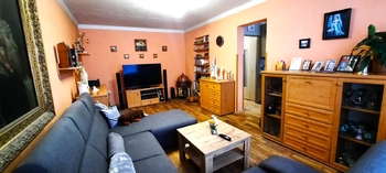 obývací pokoj - Prodej bytu 4+1 v osobním vlastnictví 116 m², Slavonice