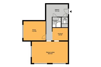 Pronájem bytu 2+kk v osobním vlastnictví 51 m², Praha 10 - Vršovice