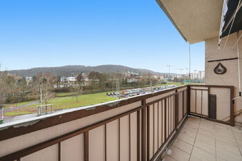 pohled z balkonu - Prodej bytu 3+1 v osobním vlastnictví 69 m², Ústí nad Labem