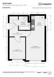 Pronájem bytu 2+kk v osobním vlastnictví 40 m², Praha 4 - Michle