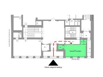 Pronájem kancelářských prostor 31 m², Louny