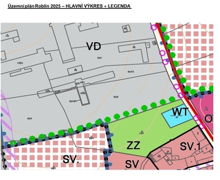Prodej pozemku 2000 m², Roblín