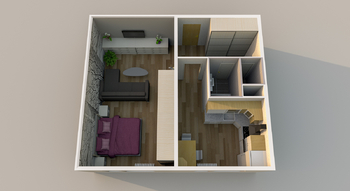 Prodej bytu 1+1 v osobním vlastnictví 42 m², Chomutov