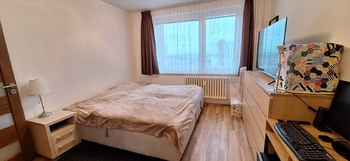 Ložnice  - Prodej bytu 2+kk v osobním vlastnictví 44 m², Brno