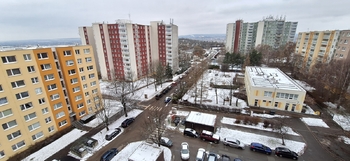 Výhled z okna - Prodej bytu 2+kk v osobním vlastnictví 44 m², Brno