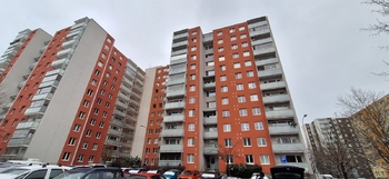 Pohled na budovu - Prodej bytu 2+kk v osobním vlastnictví 44 m², Brno