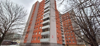 Pohled na budovu - Prodej bytu 2+kk v osobním vlastnictví 44 m², Brno