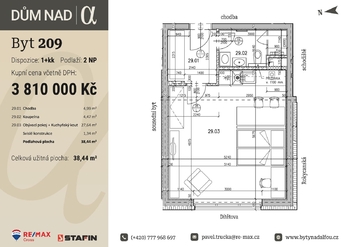 Prodej bytu 1+kk v osobním vlastnictví 38 m², Plzeň