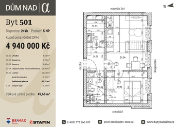 Prodej bytu 2+kk v osobním vlastnictví 50 m², Plzeň