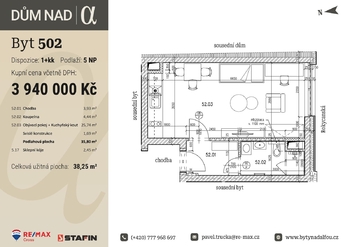 Prodej bytu 1+kk v osobním vlastnictví 38 m², Plzeň