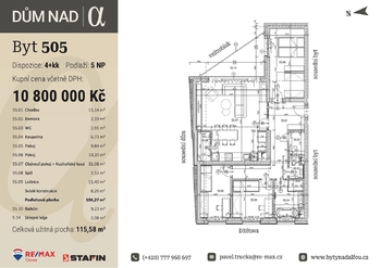 Prodej bytu 4+kk v osobním vlastnictví 116 m², Plzeň