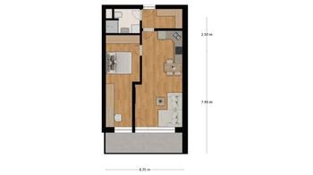 Prodej bytu 2+kk v osobním vlastnictví 56 m², Kyjov