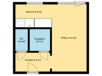 Prodej bytu 1+kk v osobním vlastnictví 26 m², Český Brod