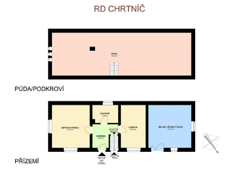 Prodej domu 70 m², Chrtníč