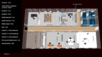 Pronájem kancelářských prostor 17 m², Chlumec nad Cidlinou