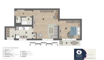 Pronájem bytu 2+1 v osobním vlastnictví 52 m², Mladá Boleslav