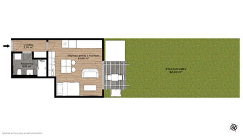 Prodej bytu 1+kk v osobním vlastnictví 32 m², Hostivice