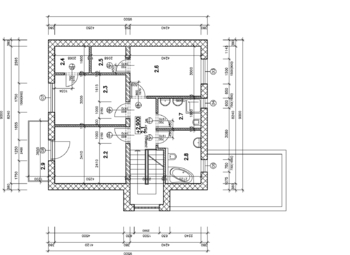 byt č.3 2NP - Prodej domu 390 m², Velké Přílepy