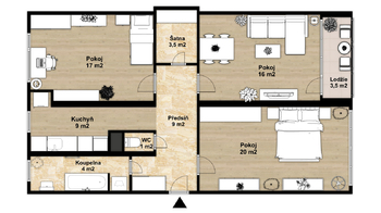 Pronájem bytu 3+1 v osobním vlastnictví 83 m², Brandýs nad Labem-Stará Boleslav