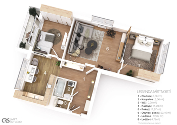 Prodej bytu 3+1 v osobním vlastnictví 73 m², Ostrava