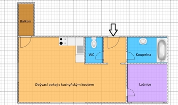 Pronájem bytu 2+kk v osobním vlastnictví 48 m², Hradec Králové