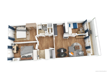 Prodej bytu 4+kk v osobním vlastnictví 79 m², Praha 4 - Háje