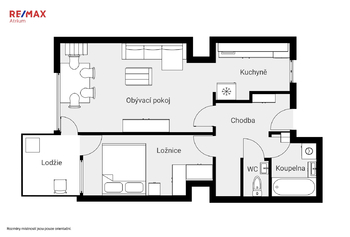 Pronájem bytu 2+kk v osobním vlastnictví 53 m², Praha 5 - Stodůlky