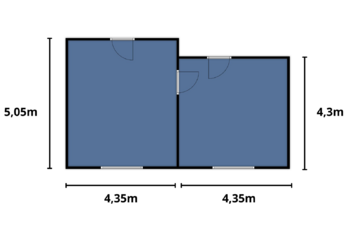 Pronájem kancelářských prostor 41 m², Brno